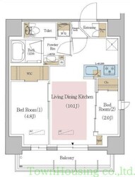 アーバネックス東京八丁堀の物件間取画像